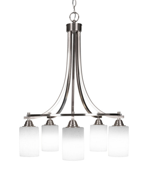 Toltec Lighting - 3415-BN-310 - Five Light Chandelier - Paramount - Brushed Nickel