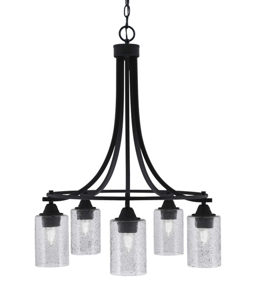 Toltec Lighting - 3415-MB-3002 - Five Light Chandelier - Paramount - Matte Black