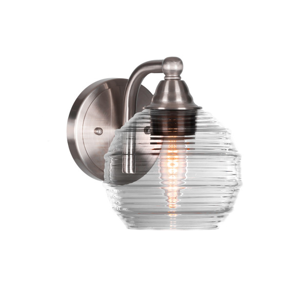 Toltec Lighting - 3421-BN-5110 - One Light Wall Sconce - Paramount - Brushed Nickel