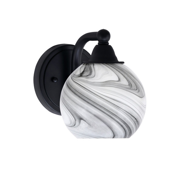 Toltec Lighting - 3421-MB-4109 - One Light Wall Sconce - Paramount - Matte Black
