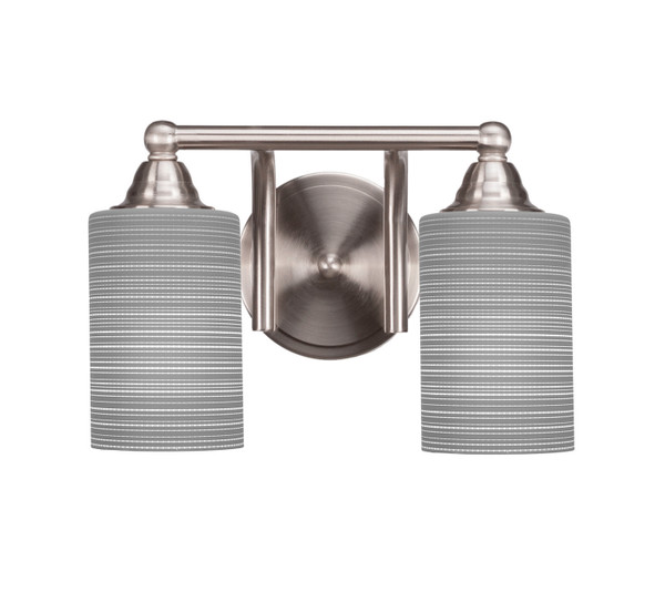 Toltec Lighting - 3422-BN-4062 - Two Light Bath Bar - Paramount - Brushed Nickel