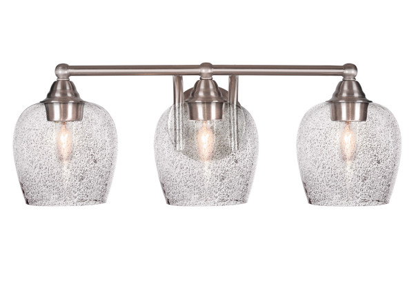 Toltec Lighting - 3423-BN-4812 - Three Light Bath Bar - Paramount - Brushed Nickel