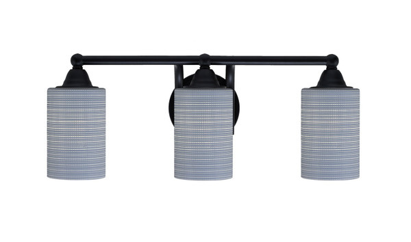 Toltec Lighting - 3423-MB-4062 - Three Light Bath Bar - Paramount - Matte Black