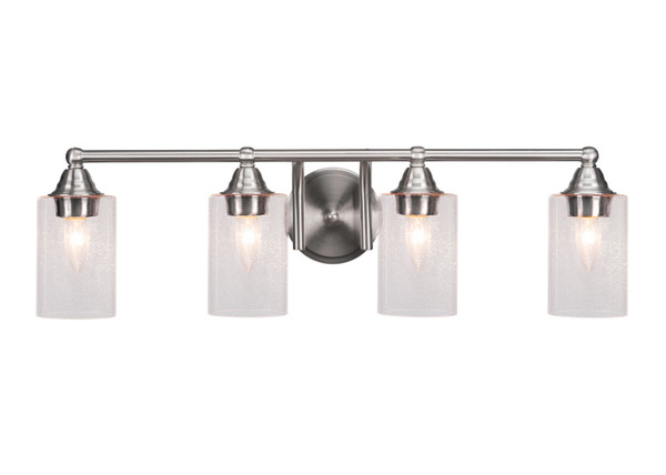 Toltec Lighting - 3424-BN-300 - Four Light Bath Bar - Paramount - Brushed Nickel