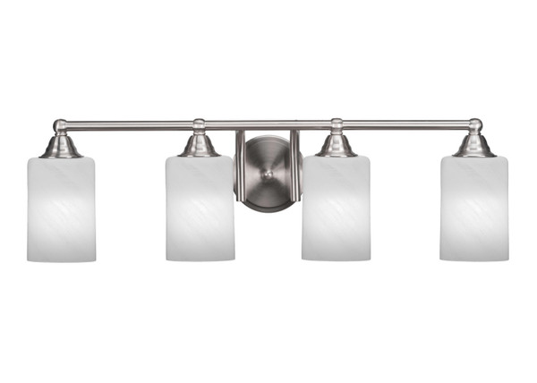 Toltec Lighting - 3424-BN-3001 - Four Light Bath Bar - Paramount - Brushed Nickel