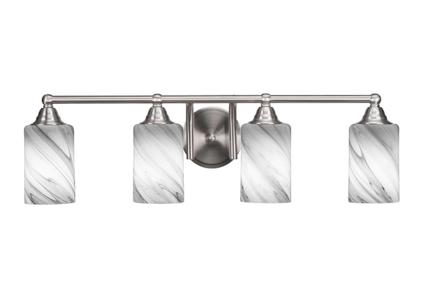 Toltec Lighting - 3424-BN-3009 - Four Light Bath Bar - Paramount - Brushed Nickel