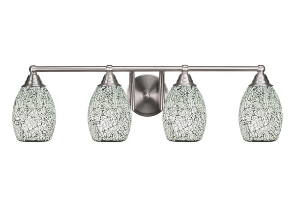 Toltec Lighting - 3424-BN-4165 - Four Light Bath Bar - Paramount - Brushed Nickel