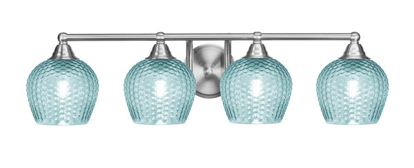 Toltec Lighting - 3424-BN-4605 - Four Light Bath Bar - Paramount - Brushed Nickel