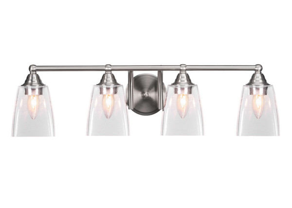 Toltec Lighting - 3424-BN-461 - Four Light Bath Bar - Paramount - Brushed Nickel