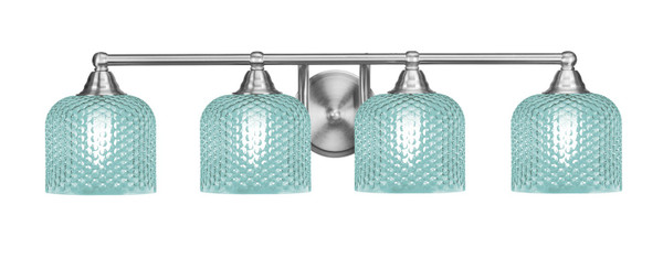 Toltec Lighting - 3424-BN-4615 - Four Light Bath Bar - Paramount - Brushed Nickel