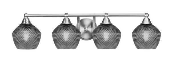 Toltec Lighting - 3424-BN-4622 - Four Light Bath Bar - Paramount - Brushed Nickel