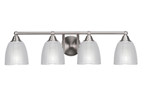 Toltec Lighting - 3424-BN-500 - Four Light Bath Bar - Paramount - Brushed Nickel
