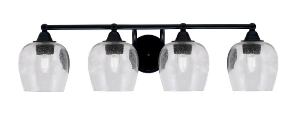 Toltec Lighting - 3424-MB-4810 - Four Light Bath Bar - Paramount - Matte Black