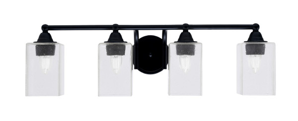 Toltec Lighting - 3424-MB-530 - Four Light Bath Bar - Paramount - Matte Black