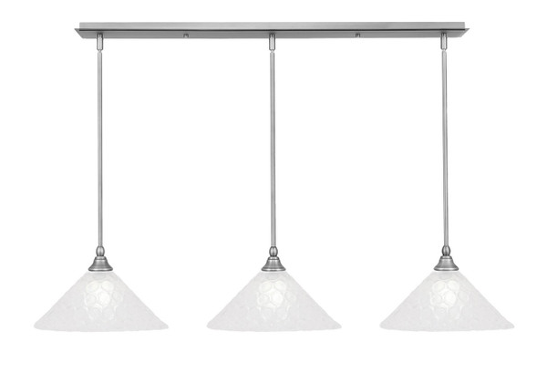 Toltec Lighting - 36-BN-441 - Three Light Linear Pendalier - Any - Brushed Nickel