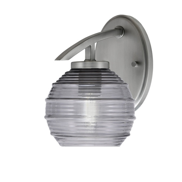 Toltec Lighting - 3720-GP-5112 - One Light Wall Sconce - Kurve - Graphite