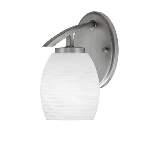 Toltec Lighting - 3720-GP-615 - One Light Wall Sconce - Kurve - Graphite