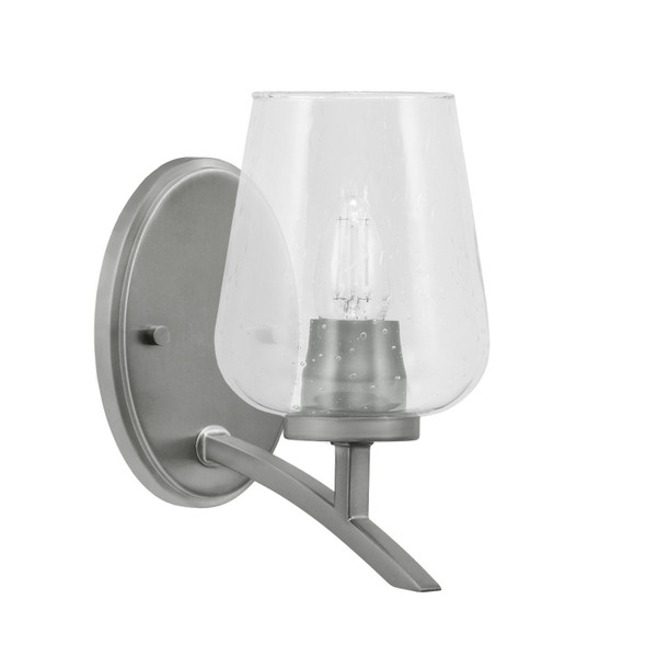 Toltec Lighting - 3721-GP-210 - One Light Wall Sconce - Kurve - Graphite