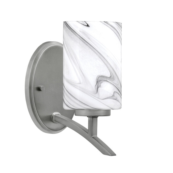 Toltec Lighting - 3721-GP-3009 - One Light Wall Sconce - Kurve - Graphite