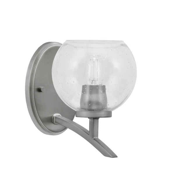Toltec Lighting - 3721-GP-4100 - One Light Wall Sconce - Kurve - Graphite