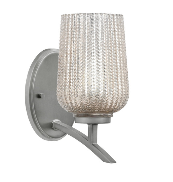 Toltec Lighting - 3721-GP-4253 - One Light Wall Sconce - Kurve - Graphite