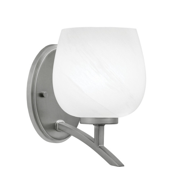 Toltec Lighting - 3721-GP-4811 - One Light Wall Sconce - Kurve - Graphite