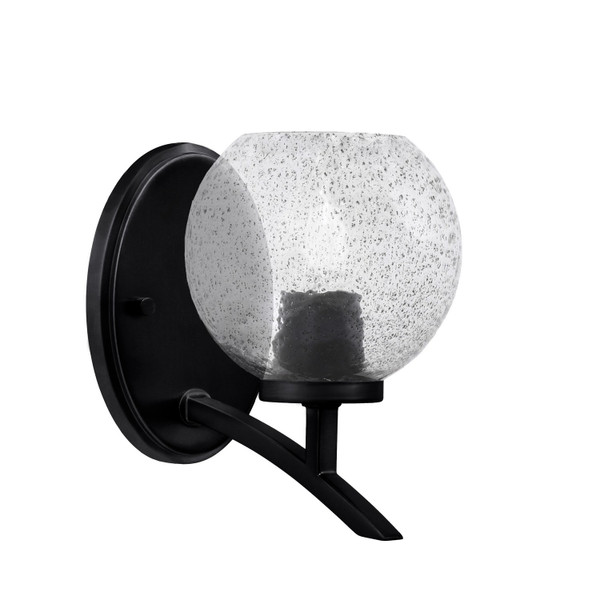 Toltec Lighting - 3721-MB-4102 - One Light Wall Sconce - Kurve - Matte Black