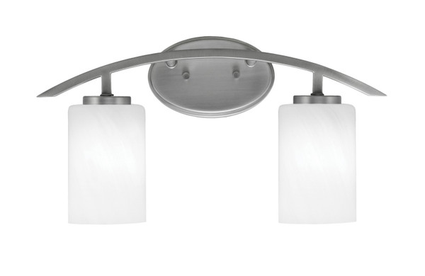 Toltec Lighting - 3722-GP-3001 - Two Light Bath Bar - Kurve - Graphite