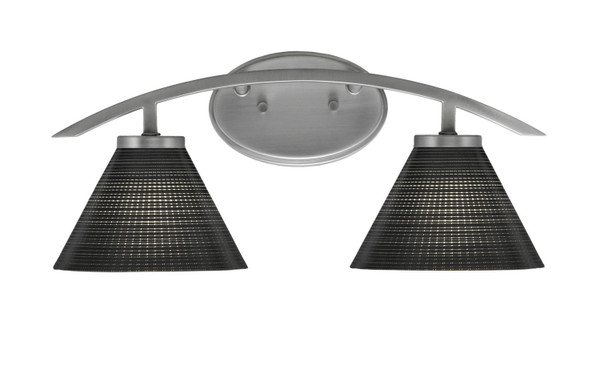 Toltec Lighting - 3722-GP-4059 - Two Light Bath Bar - Kurve - Graphite