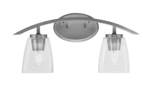 Toltec Lighting - 3722-GP-461 - Two Light Bath Bar - Kurve - Graphite
