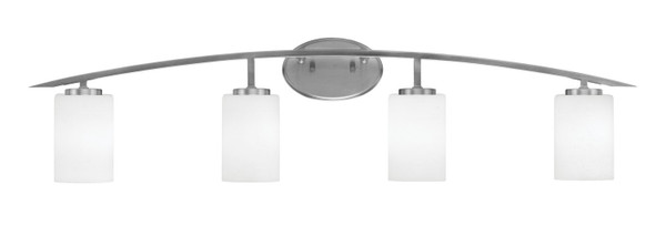 Toltec Lighting - 3724-GP-310 - Four Light Bath Bar - Kurve - Graphite