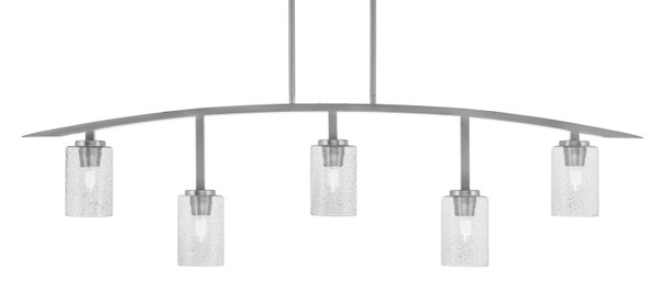 Toltec Lighting - 3745-GP-3002 - Five Light Bar - Kurve - Graphite