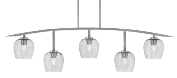 Toltec Lighting - 3745-GP-4812 - Five Light Bar - Kurve - Graphite