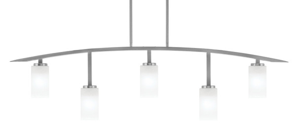 Toltec Lighting - 3745-GP-541 - Five Light Bar - Kurve - Graphite