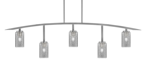Toltec Lighting - 3745-GP-542 - Five Light Bar - Kurve - Graphite