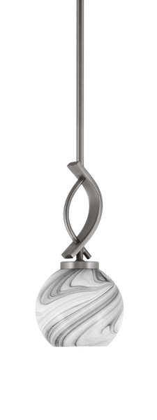 Toltec Lighting - 3901-GP-4109 - One Light Mini Pendant - Cavella - Graphite