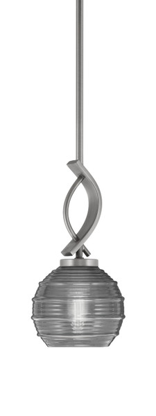 Toltec Lighting - 3901-GP-5110 - One Light Mini Pendant - Cavella - Graphite