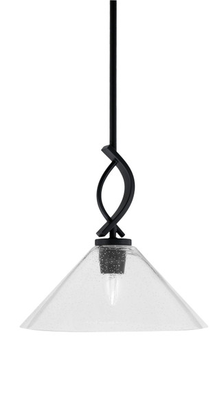 Toltec Lighting - 3901-MB-306 - One Light Mini Pendant - Cavella - Matte Black