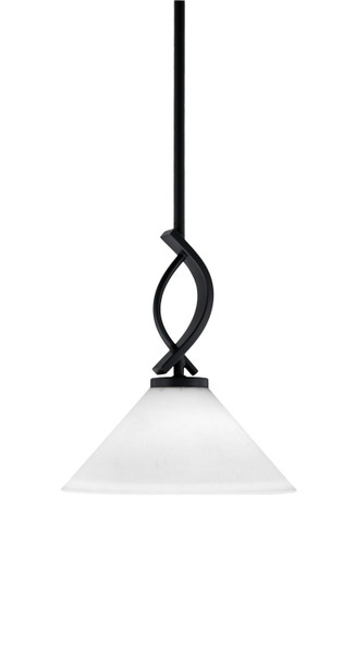 Toltec Lighting - 3901-MB-314 - One Light Mini Pendant - Cavella - Matte Black