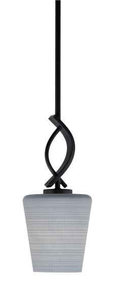 Toltec Lighting - 3901-MB-4032 - One Light Mini Pendant - Cavella - Matte Black