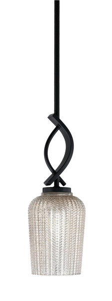 Toltec Lighting - 3901-MB-4253 - One Light Mini Pendant - Cavella - Matte Black