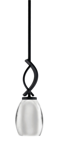 Toltec Lighting - 3901-MB-426-CH - One Light Mini Pendant - Cavella - Matte Black