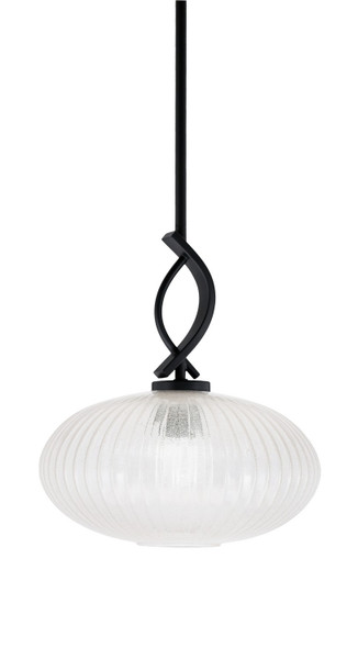 Toltec Lighting - 3901-MB-4658 - One Light Mini Pendant - Cavella - Matte Black
