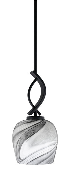 Toltec Lighting - 3901-MB-4819 - One Light Mini Pendant - Cavella - Matte Black