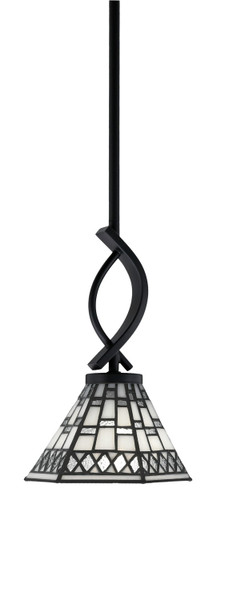 Toltec Lighting - 3901-MB-9105 - One Light Mini Pendant - Cavella - Matte Black
