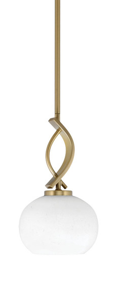 Toltec Lighting - 3901-NAB-212 - One Light Mini Pendant - Cavella - New Age Brass