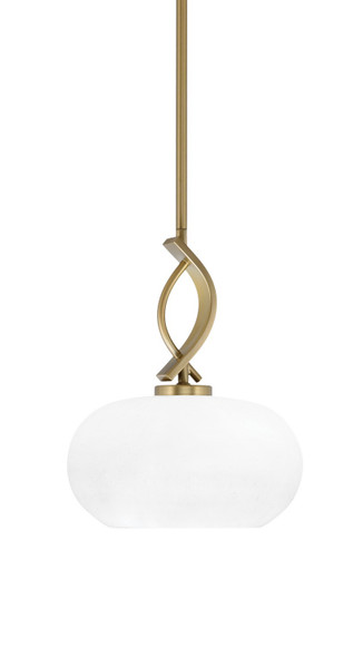 Toltec Lighting - 3901-NAB-214 - One Light Mini Pendant - Cavella - New Age Brass