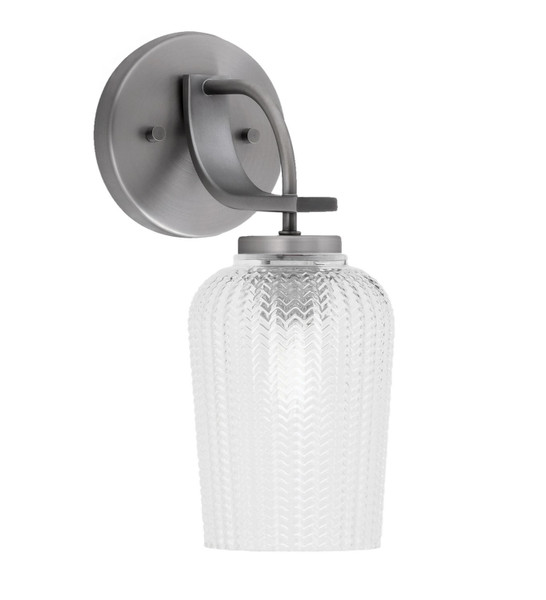 Toltec Lighting - 3911-GP-4250 - One Light Wall Sconce - Cavella - Graphite