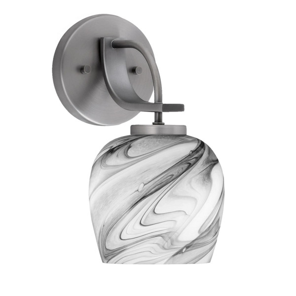 Toltec Lighting - 3911-GP-4819 - One Light Wall Sconce - Cavella - Graphite