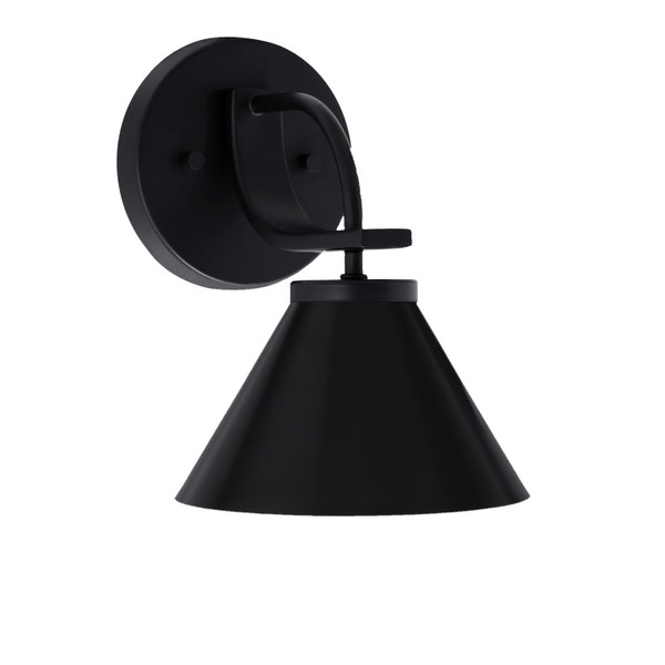 Toltec Lighting - 3911-MB-421-MB - One Light Wall Sconce - Cavella - Matte Black